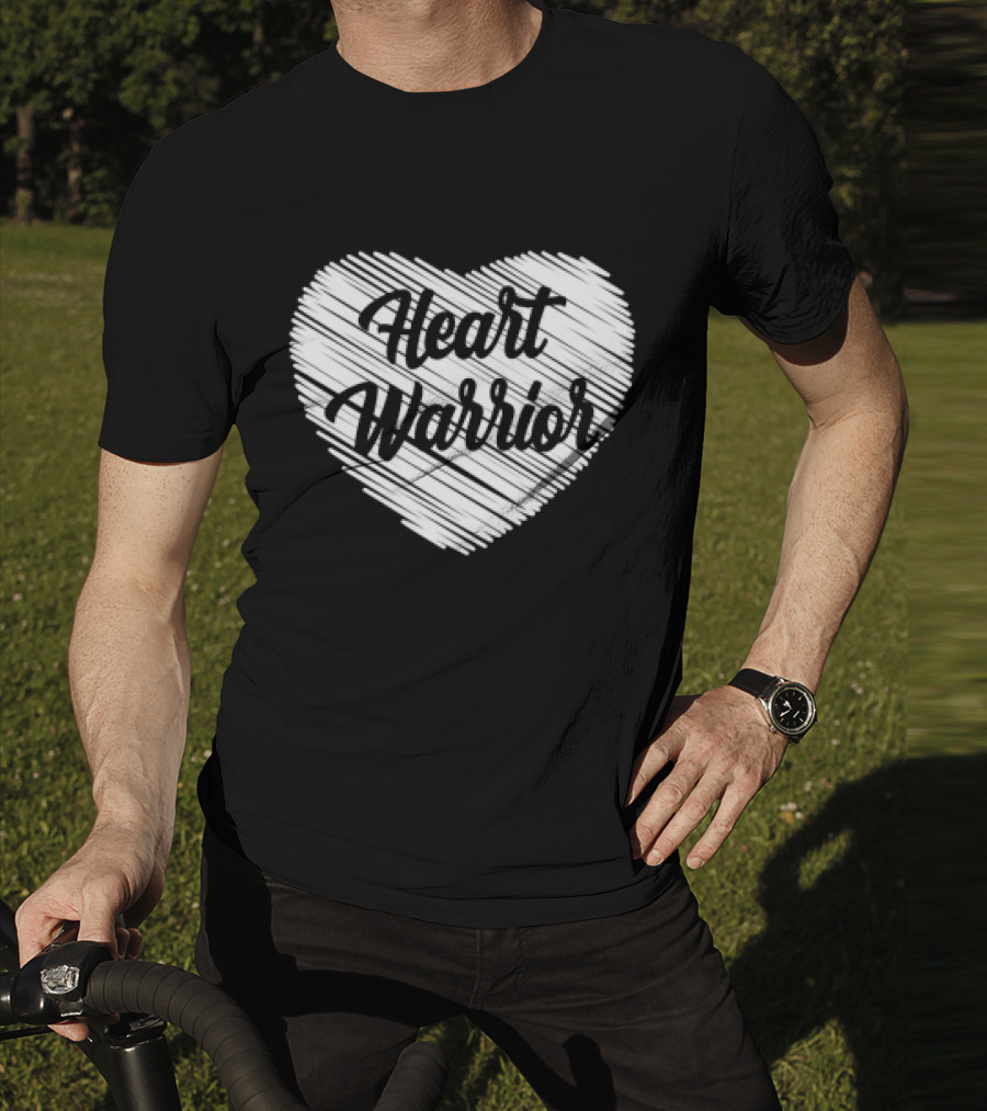 Heart Warrior Wear Red Heart Disease Awareness T-Shirt