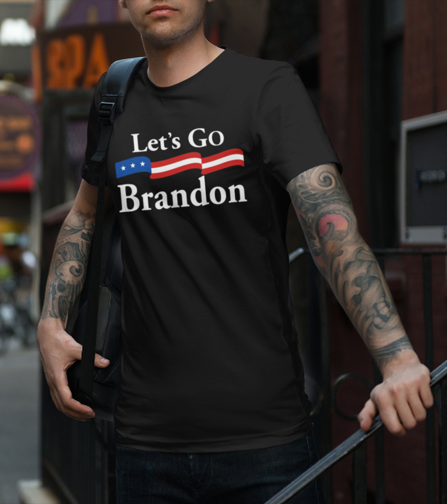Let's Go Brandon American Flag T-Shirt