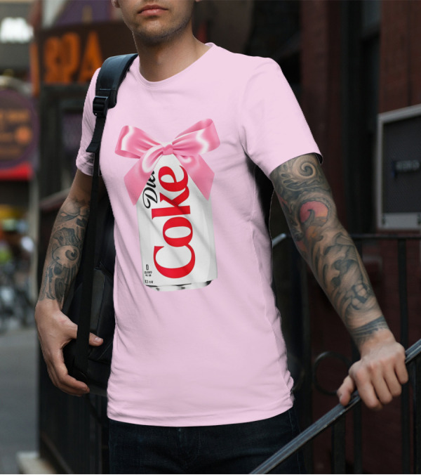 Pink Bow Diet Coke Can T-Shirt