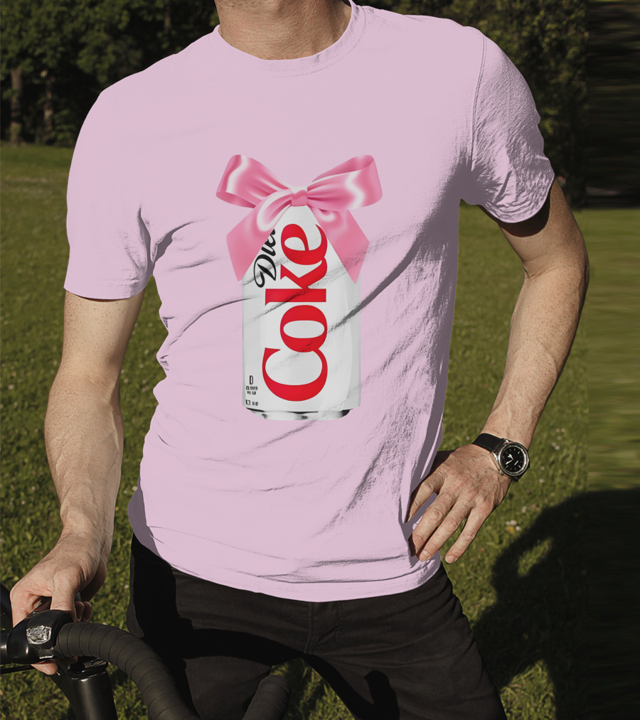 Pink Bow Diet Coke Can T-Shirt