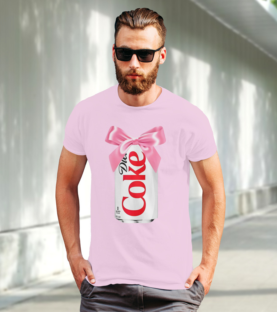 Pink Bow Diet Coke Can T-Shirt