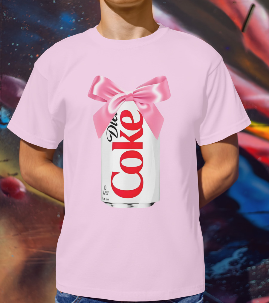Pink Bow Diet Coke Can T-Shirt