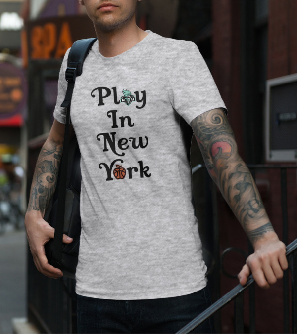 Play In New York Liberty Basketball Icon T-Shirt