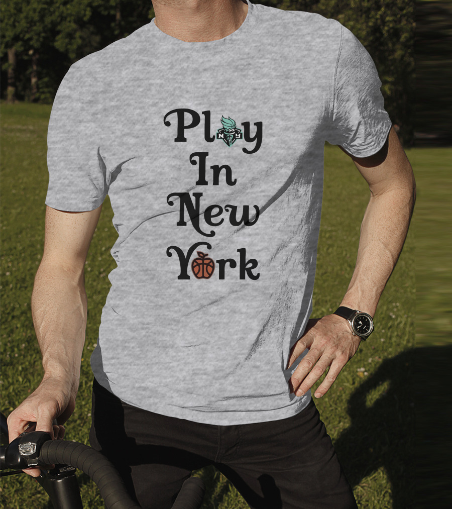 Play In New York Liberty Basketball Icon T-Shirt