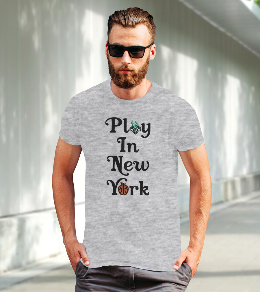 Play In New York Liberty Basketball Icon T-Shirt