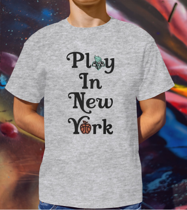 Play In New York Liberty Basketball Icon T-Shirt