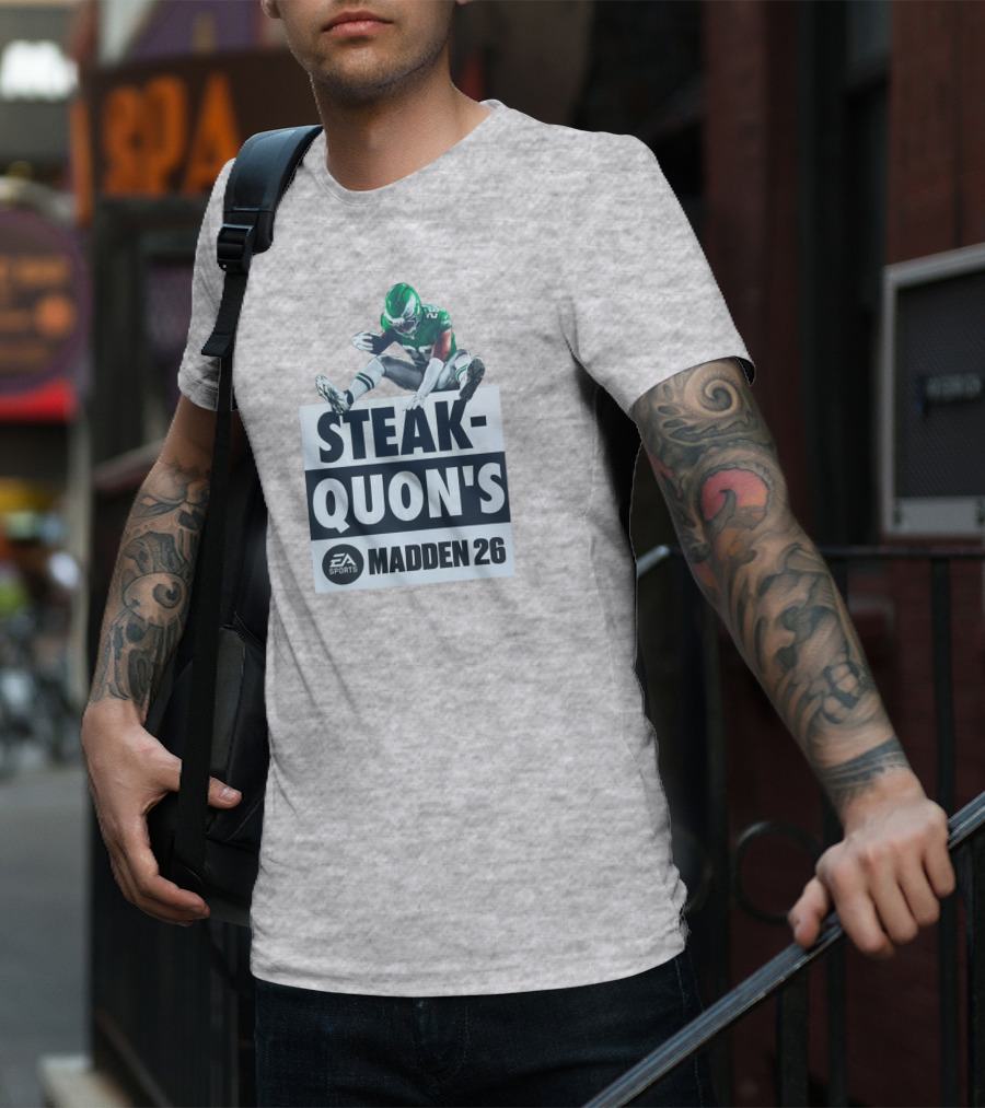 Saquon Barkley Steak Quon’s EA Sports Madden 26 Philadelphia Eagles T-Shirt