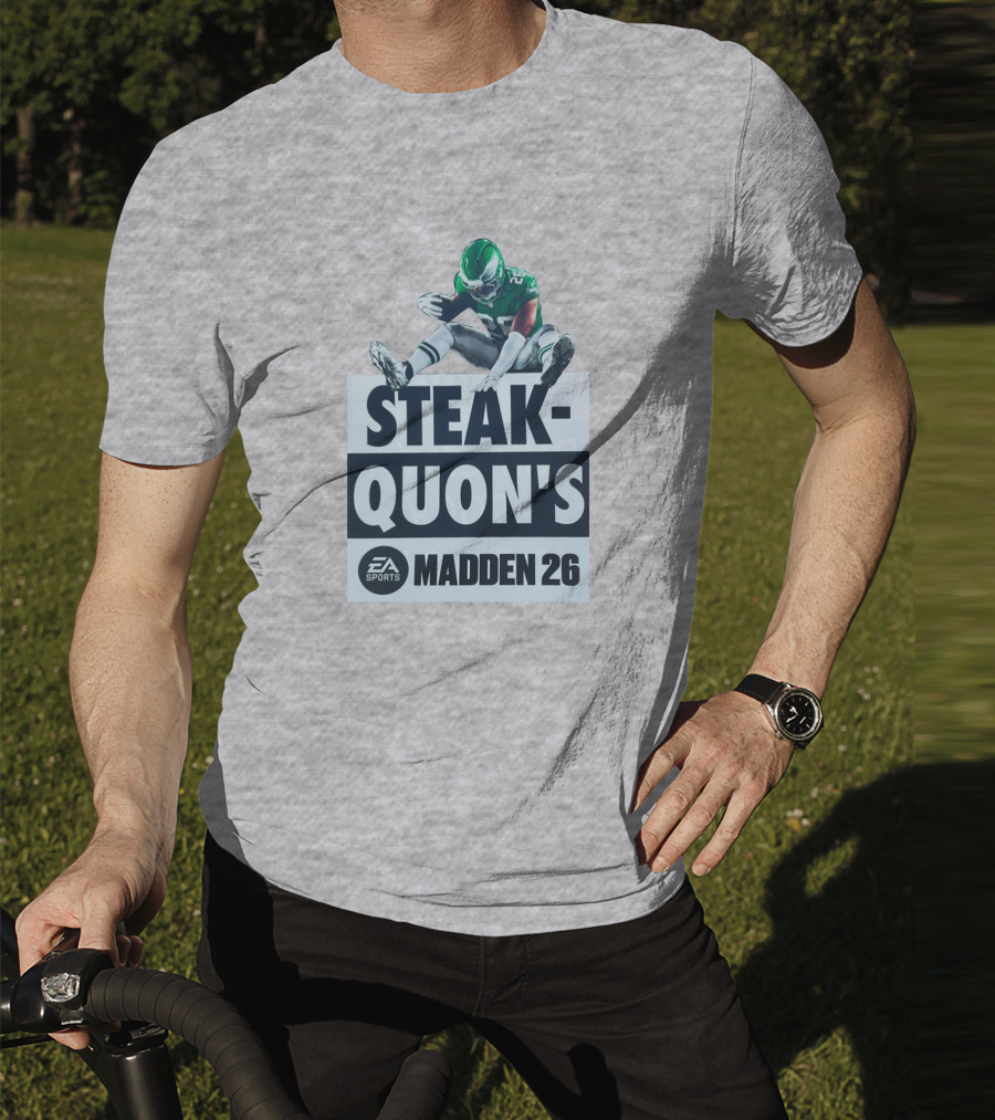 Saquon Barkley Steak Quon’s EA Sports Madden 26 Philadelphia Eagles T-Shirt