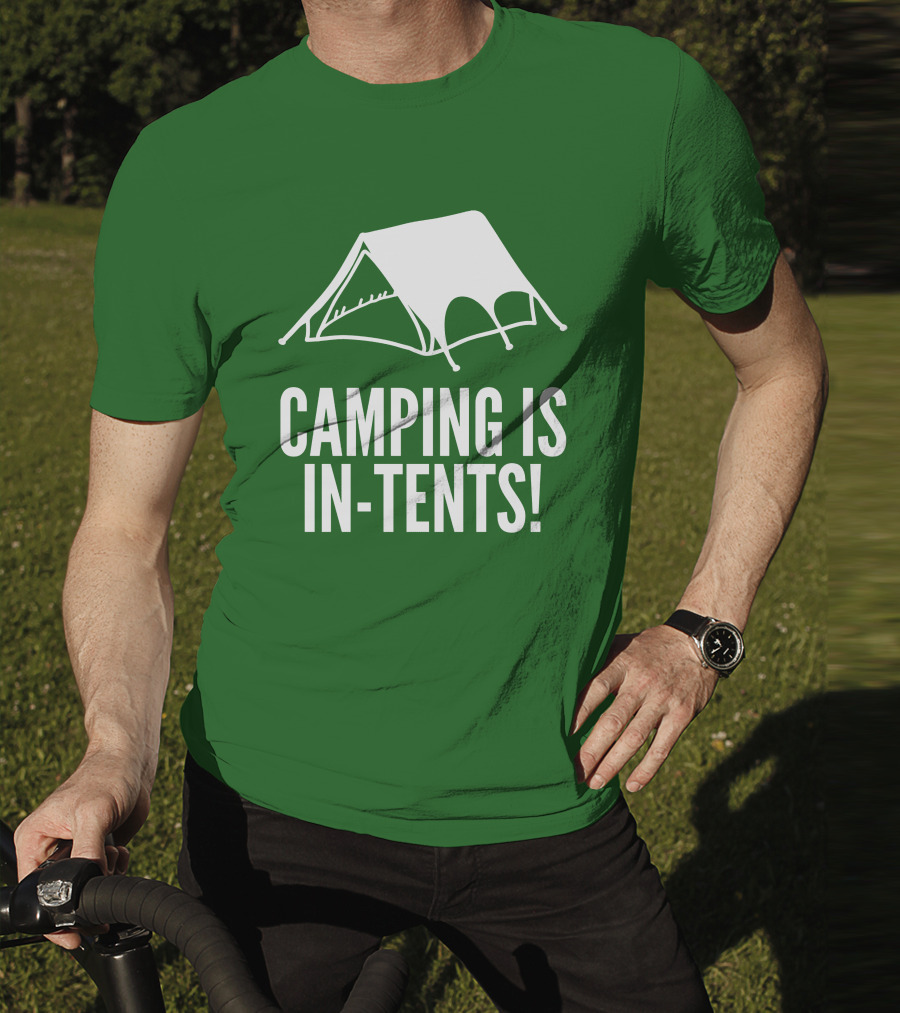 Camping Is In-Tents Camping Tent Image T-Shirt