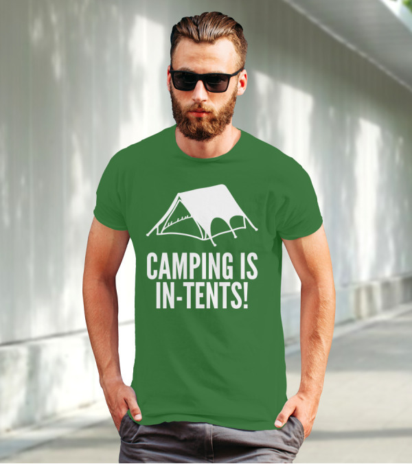 Camping Is In-Tents Camping Tent Image T-Shirt