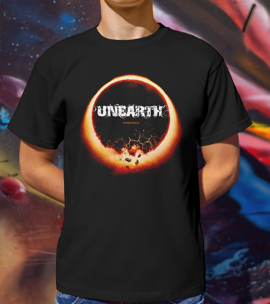 UNEARTH Extinction [9] Solar Eclipse Event T-Shirt