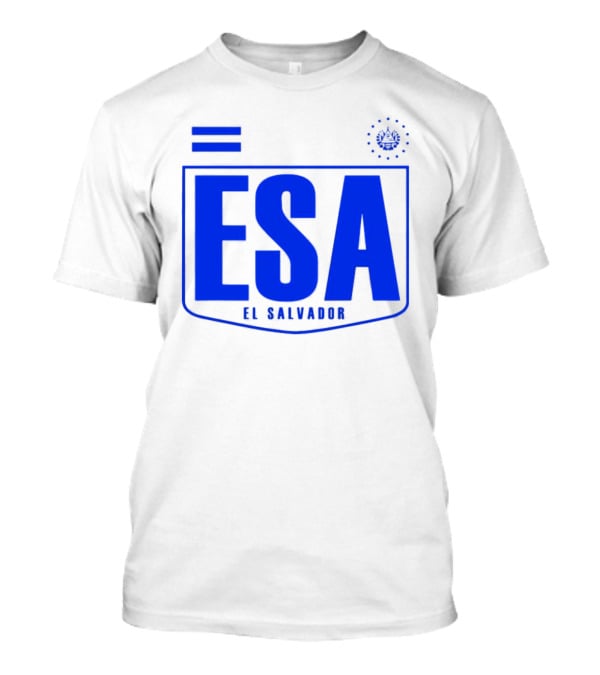 ESA El Salvador Logo Emblem With National T-Shirt
