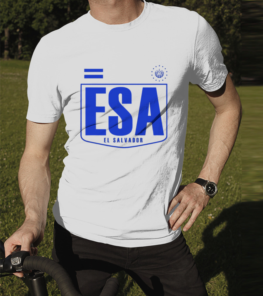 ESA El Salvador Logo Emblem With National T-Shirt