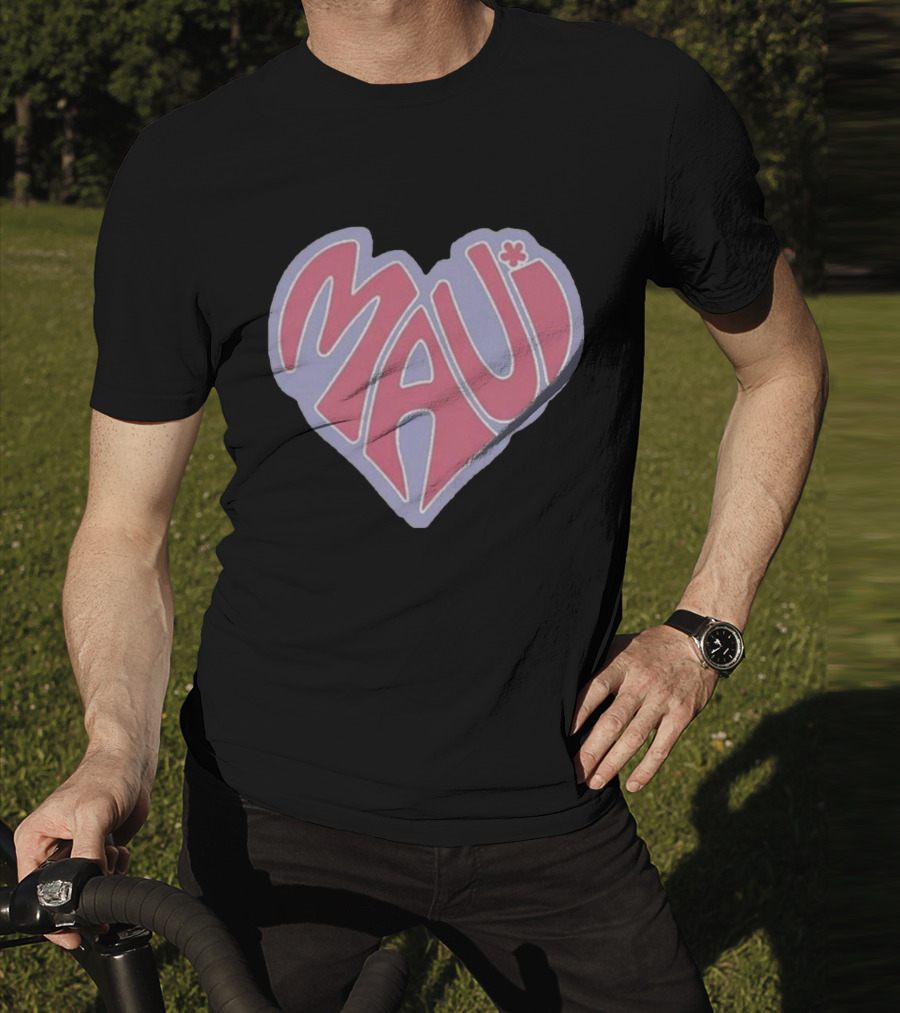 Maui Heart Retro T-Shirt