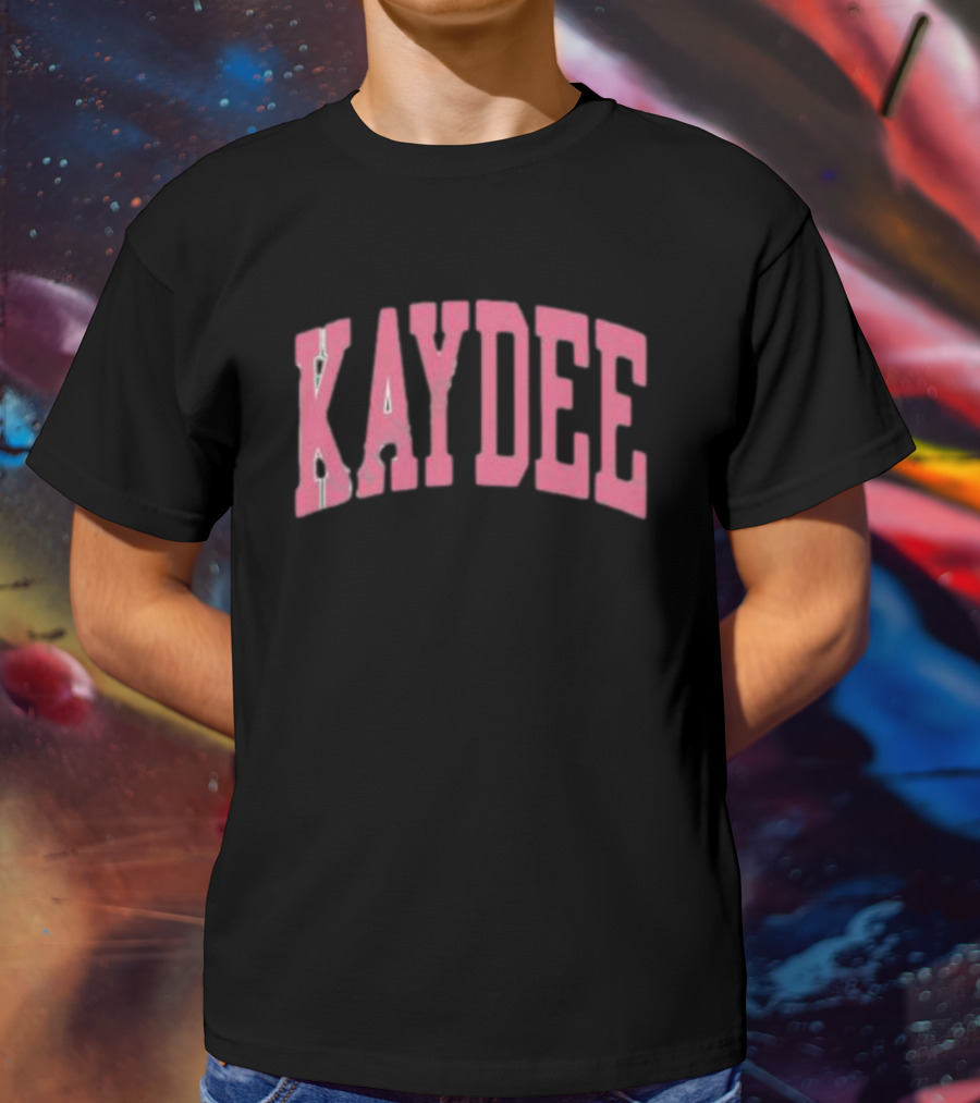 Kappa Delta Kaydee Pink Arched Text T-Shirt