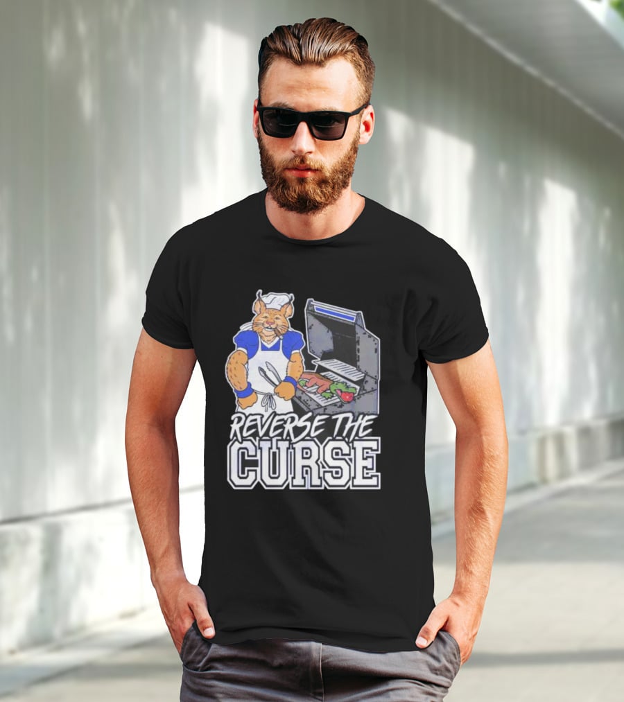 Reverse The Curse Cat Grilling Gator T-Shirt