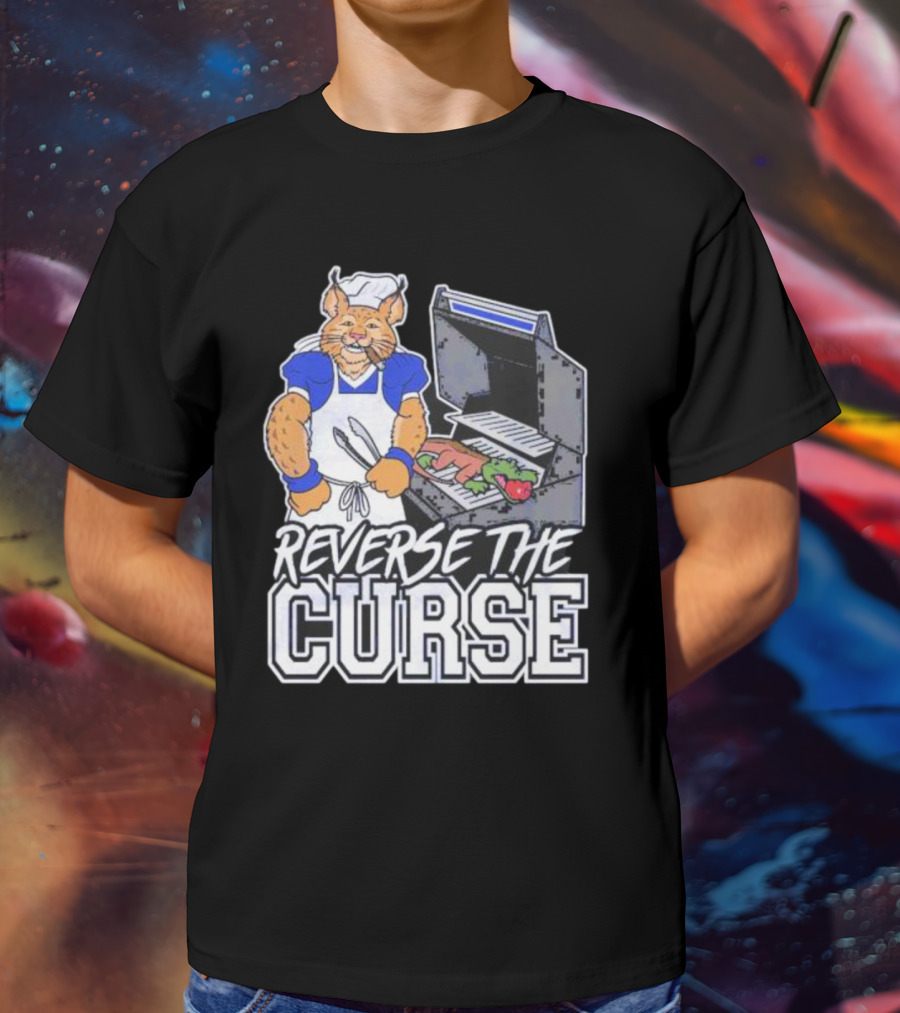 Reverse The Curse Cat Grilling Gator T-Shirt