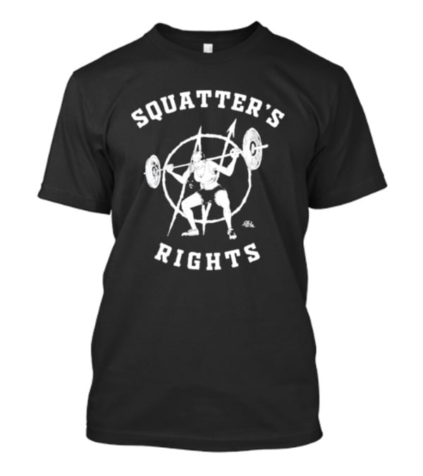 Squatter’s Rights Weightlifting Pentagram T-Shirt