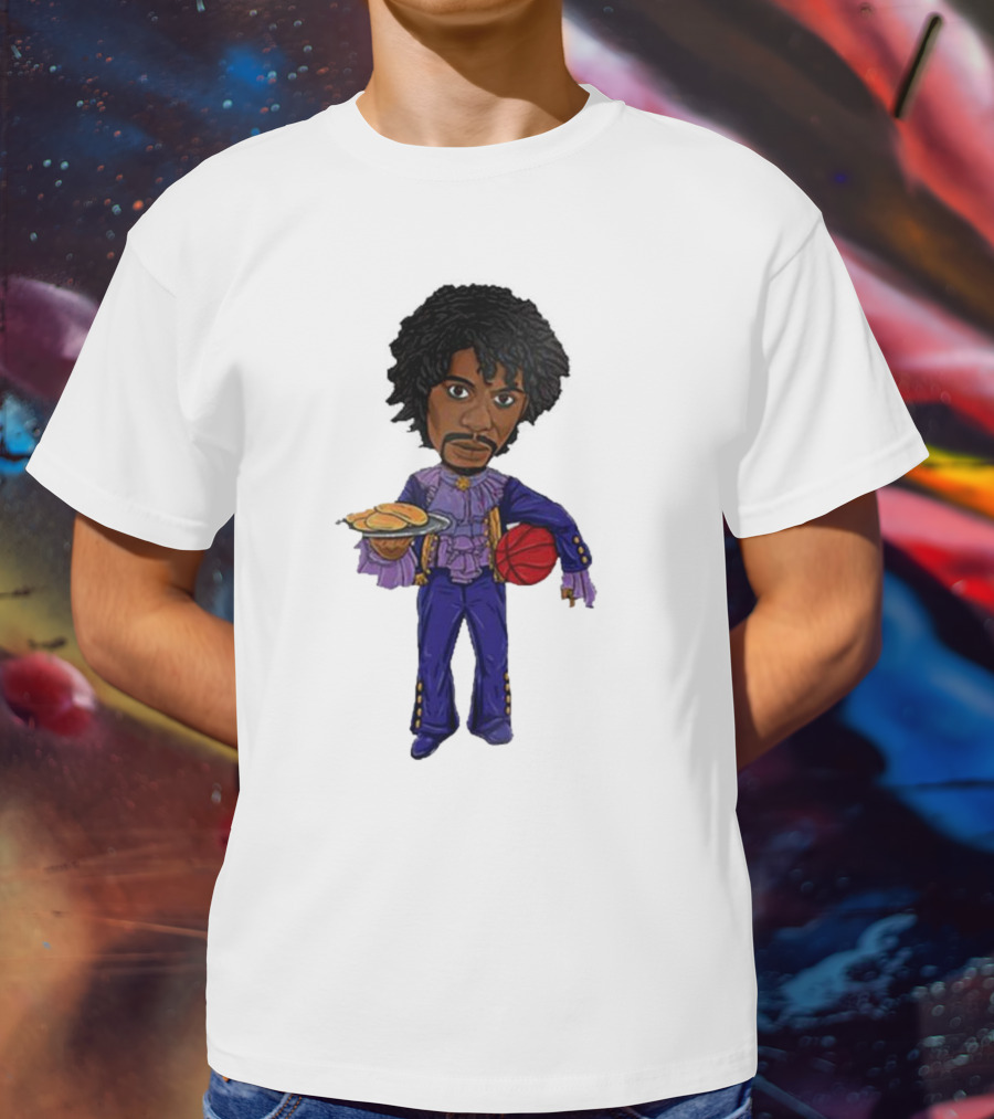 Dave Chappelle Prince Basketball Pancakes T-Shirt