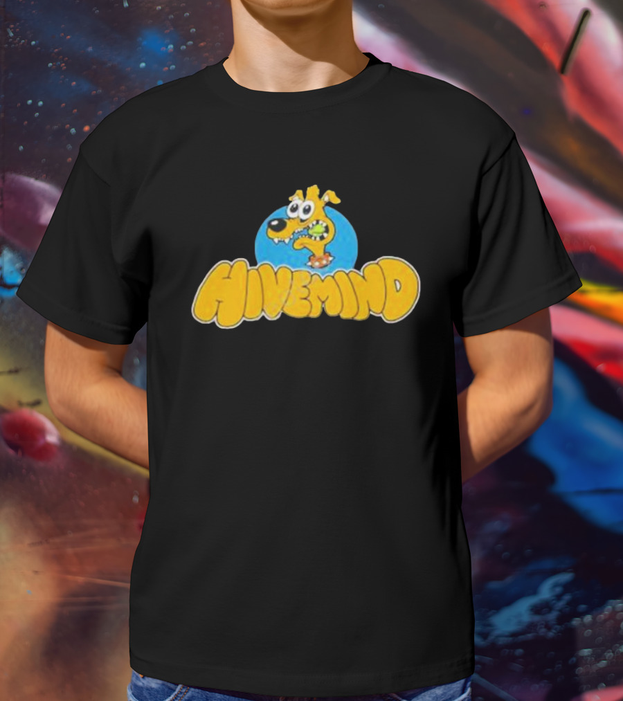 Copes Hivemind French Terry Dog Cartoon T-Shirt