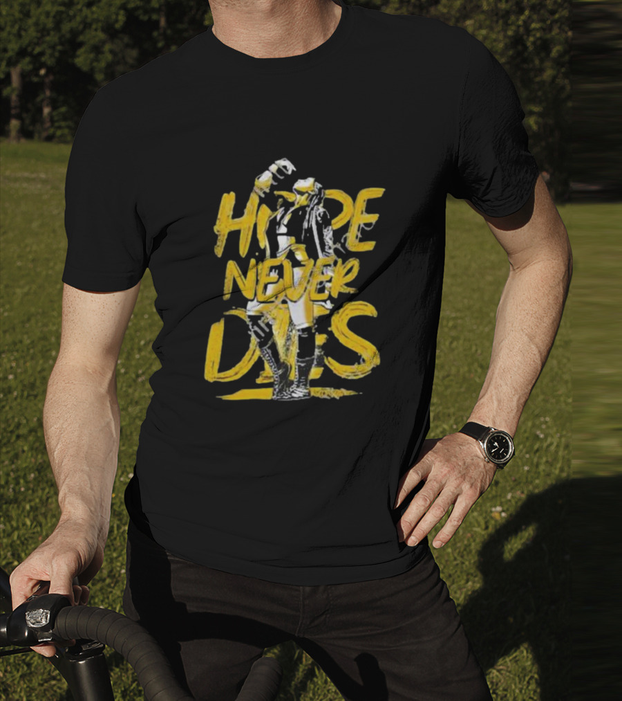 Hope Never Dies Yellow Jacket Pose T-Shirt