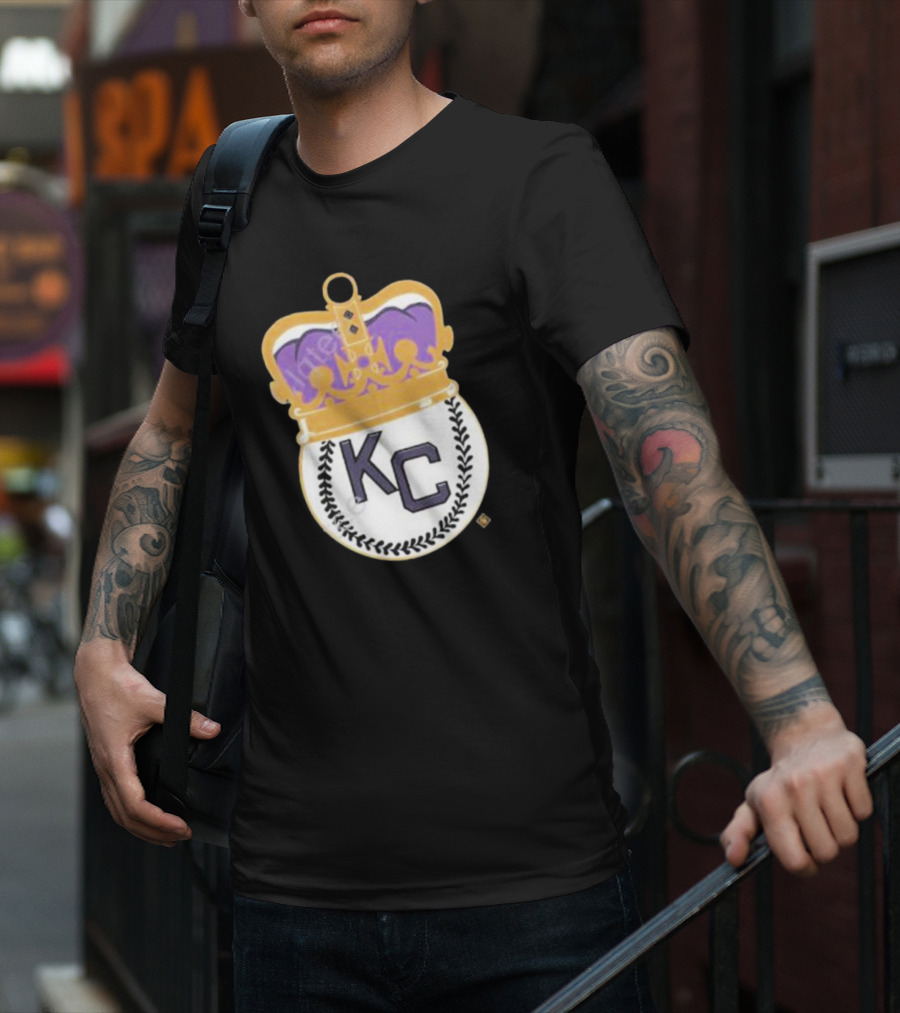 Kansas City Monarchs KC Crown Baseball T-Shirt