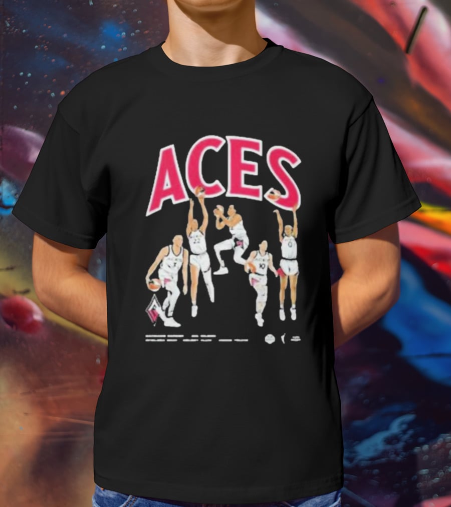 ACEs Basketball Team Players Action T-Shirt