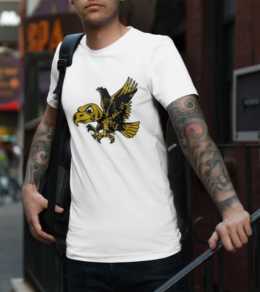 University Of Iowa Vintage Flying Herky Wall Decals T-Shirt