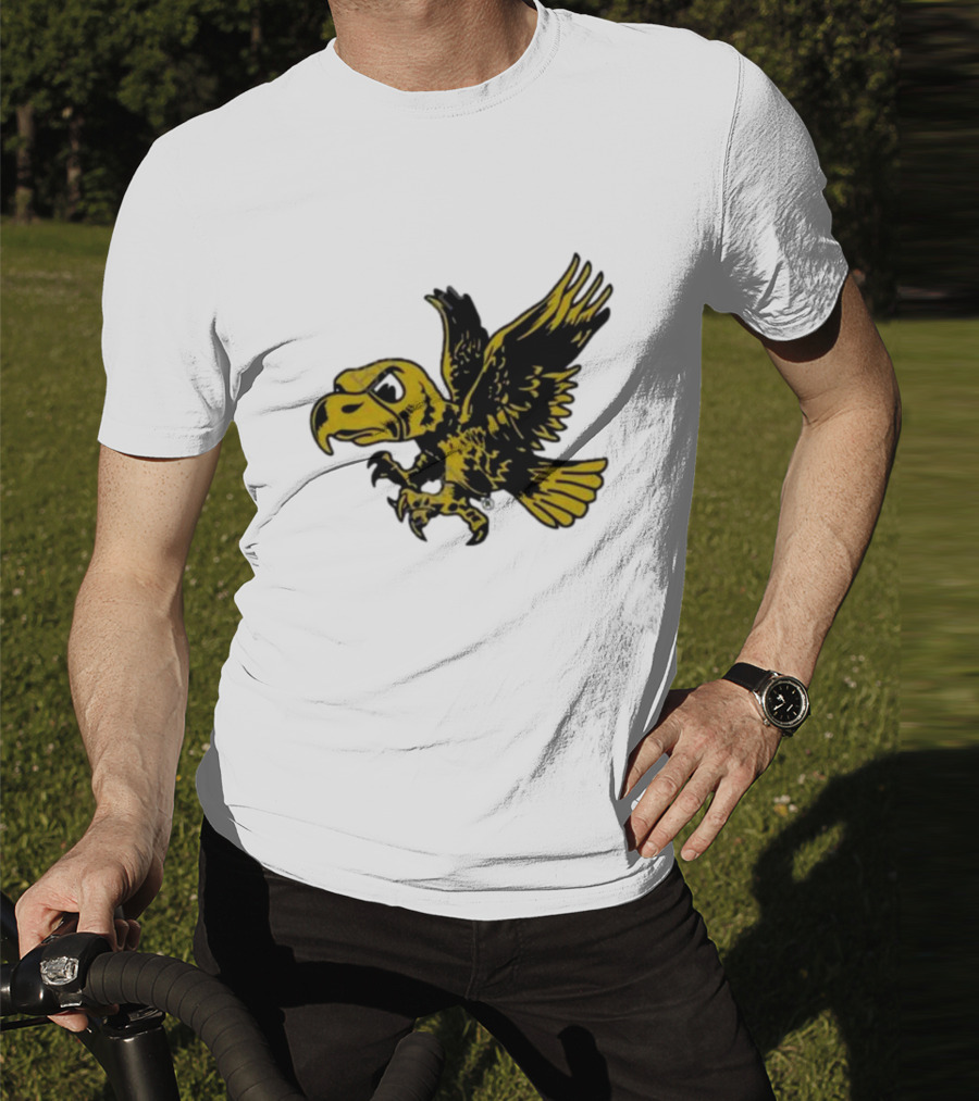 University Of Iowa Vintage Flying Herky Wall Decals T-Shirt