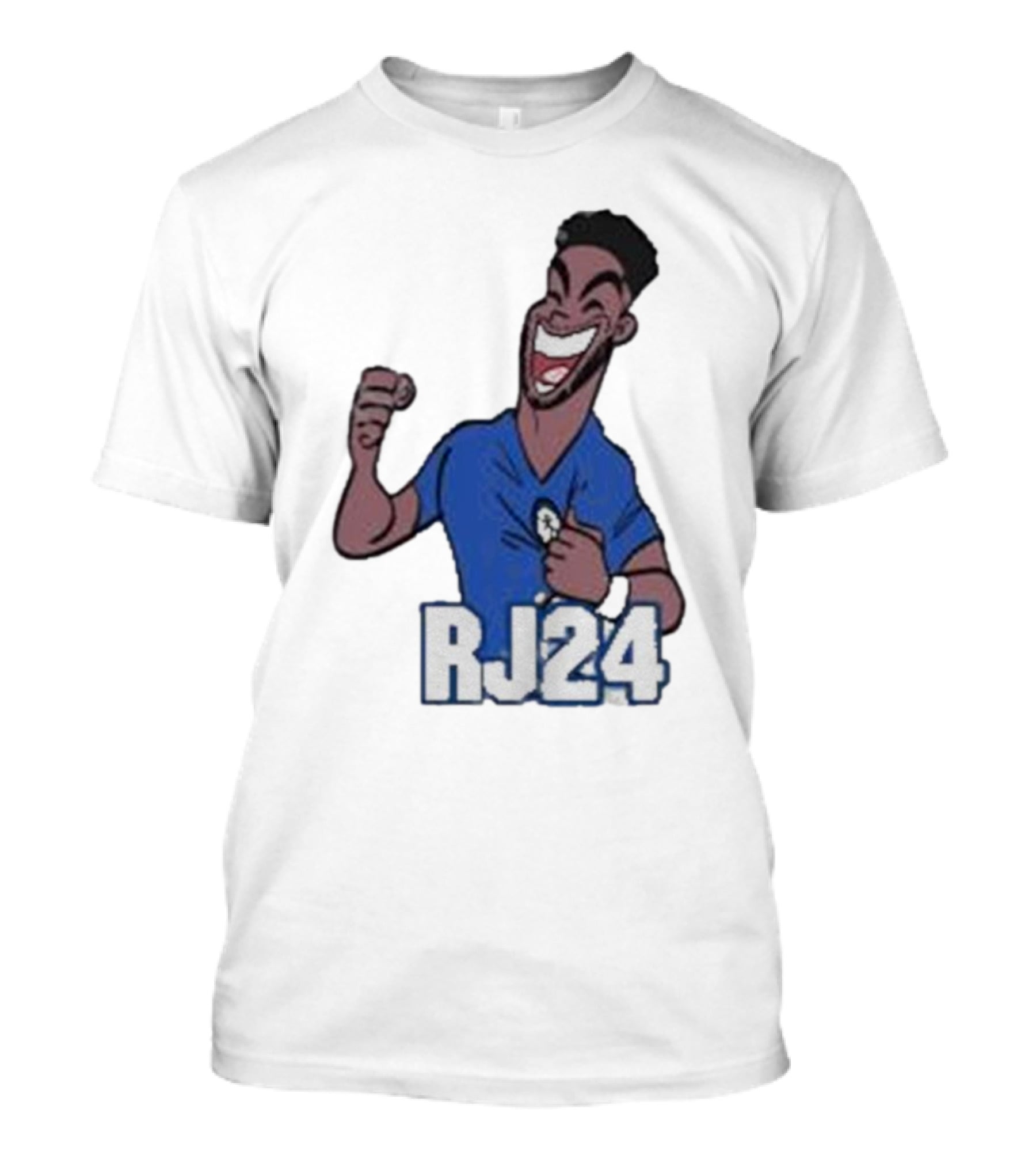 Reece James RJ24 Cartoon Blue Football T-Shirt