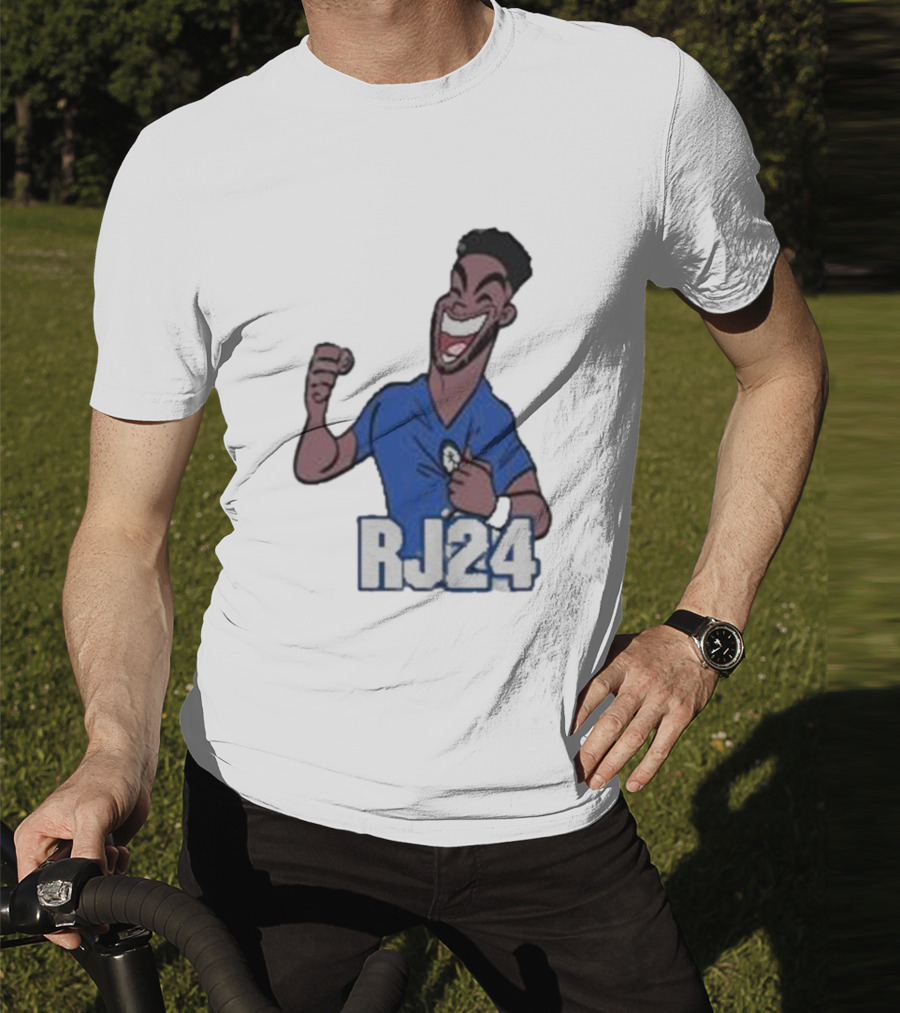 Reece James RJ24 Cartoon Blue Football T-Shirt