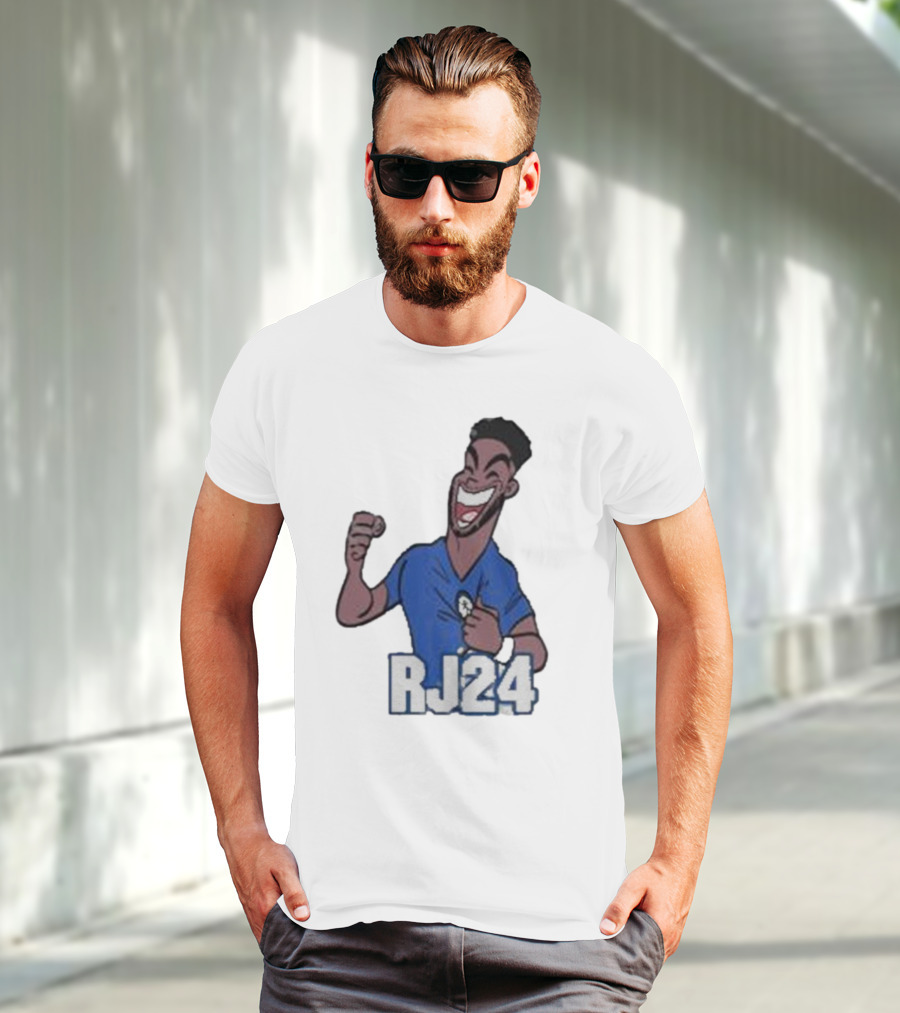 Reece James RJ24 Cartoon Blue Football T-Shirt