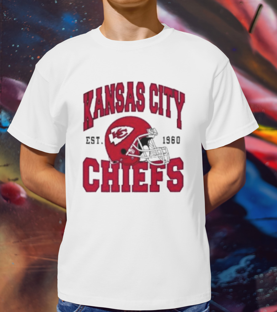 Kansas City Chiefs Est 1960 Helmet Chiefs Football T-Shirt