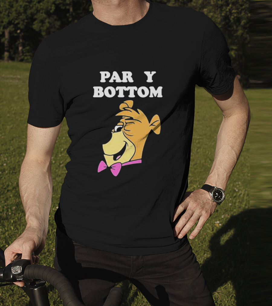 Yogi Bear Party Bottom Bow Tie Winking T-Shirt