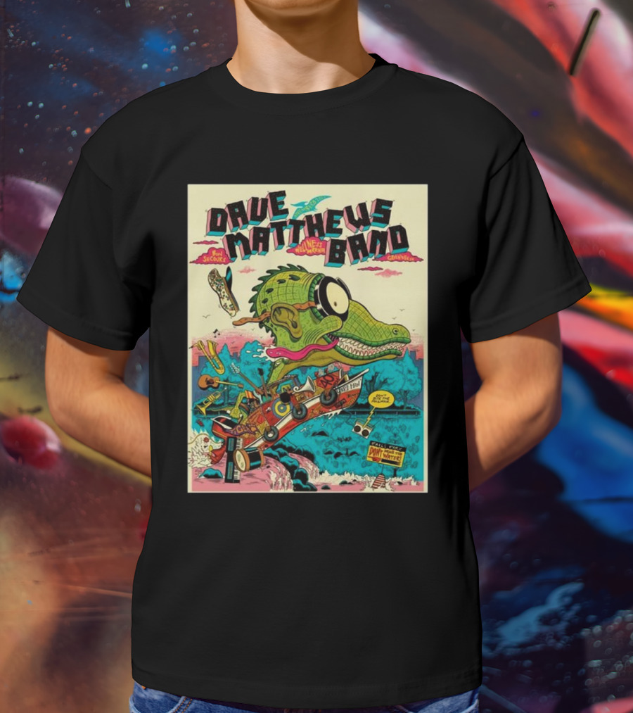 Dave Matthews Band Nov 8 Neenah Wisconsin Tour T-Shirt