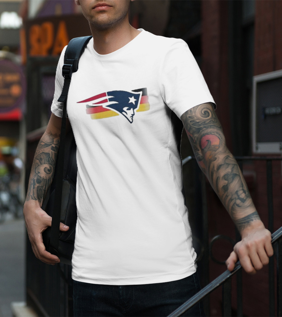 Hunter Henry Patriots Germany NFL Logo Edition T-Shirt