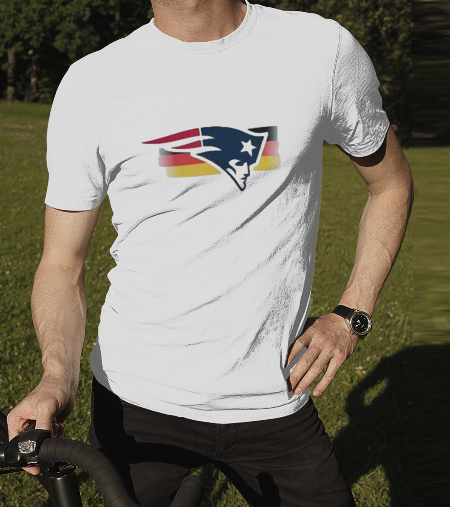 Hunter Henry Patriots Germany NFL Logo Edition T-Shirt