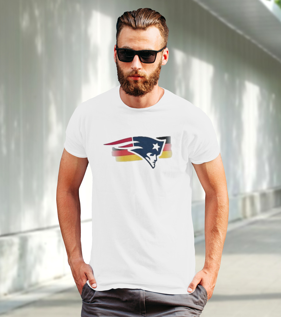 Hunter Henry Patriots Germany NFL Logo Edition T-Shirt