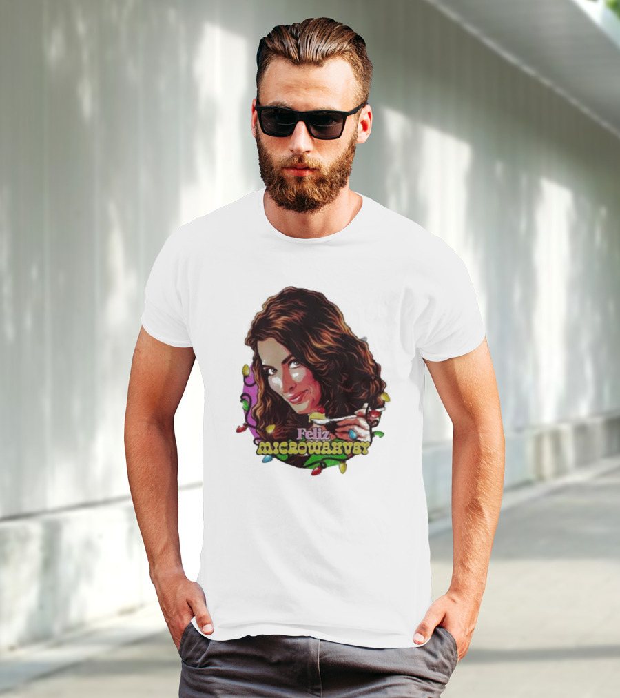 Feliz Microwavery Nordacious Holiday Lights T-Shirt