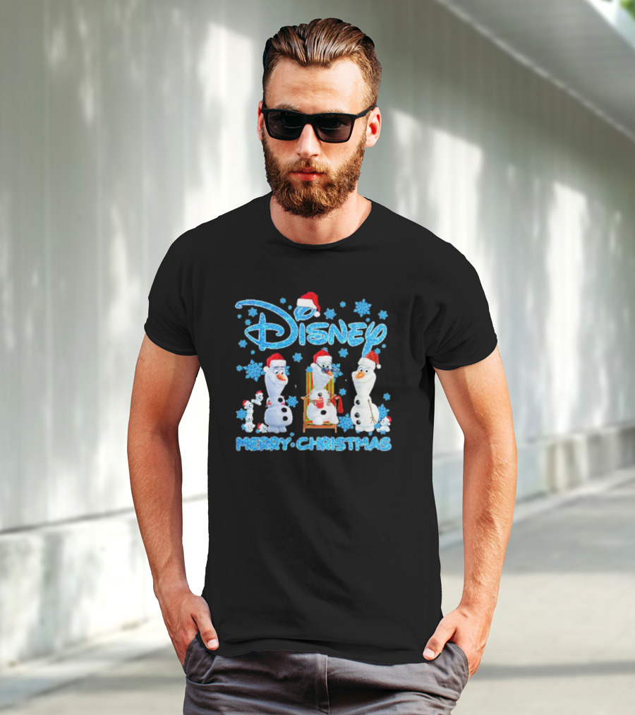 Disney Merry Christmas Olaf Santa T-Shirt