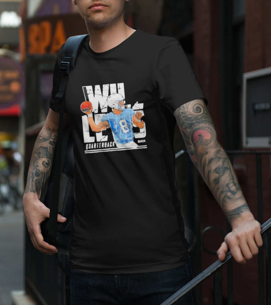 Will Levis Quarterback Number 8 Tennessee Titans T-Shirt