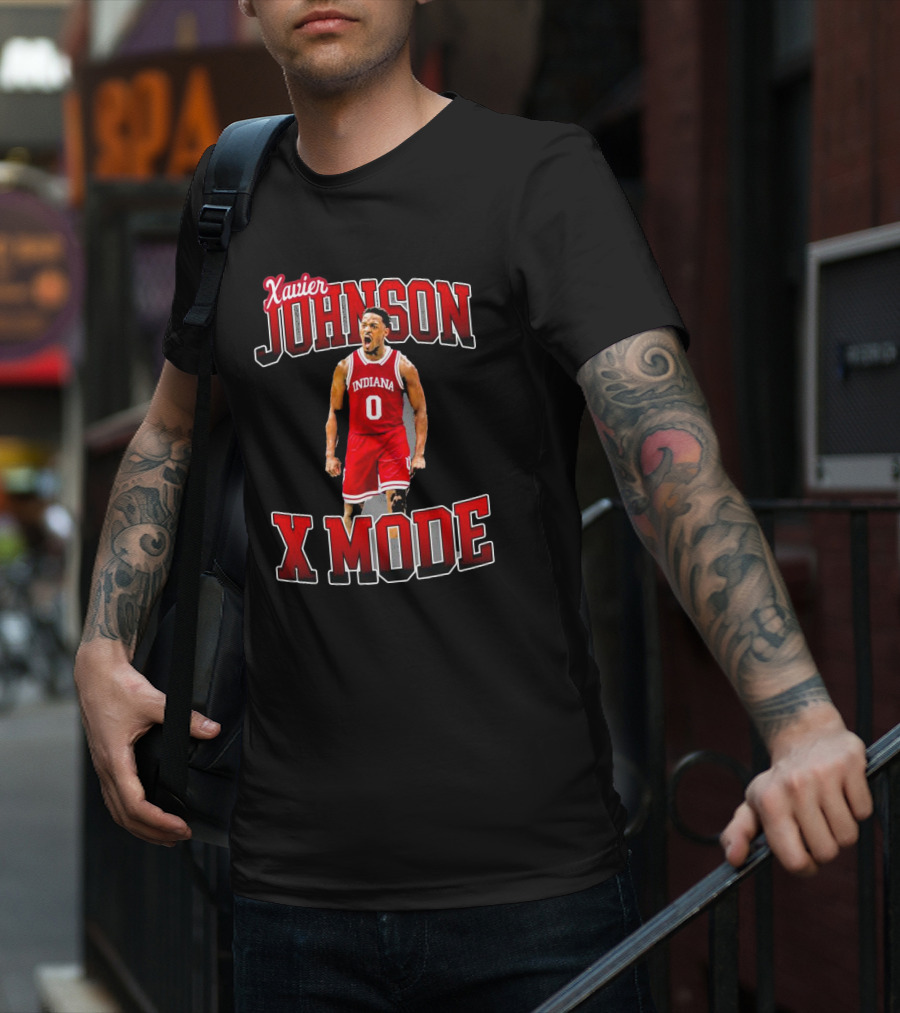 Xavier Johnson X-Mode Indiana Basketball Player T-Shirt