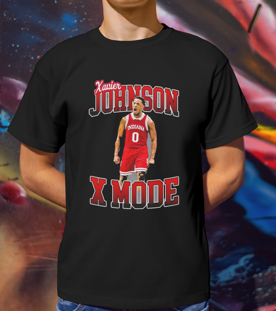 Xavier Johnson X-Mode Indiana Basketball Player T-Shirt