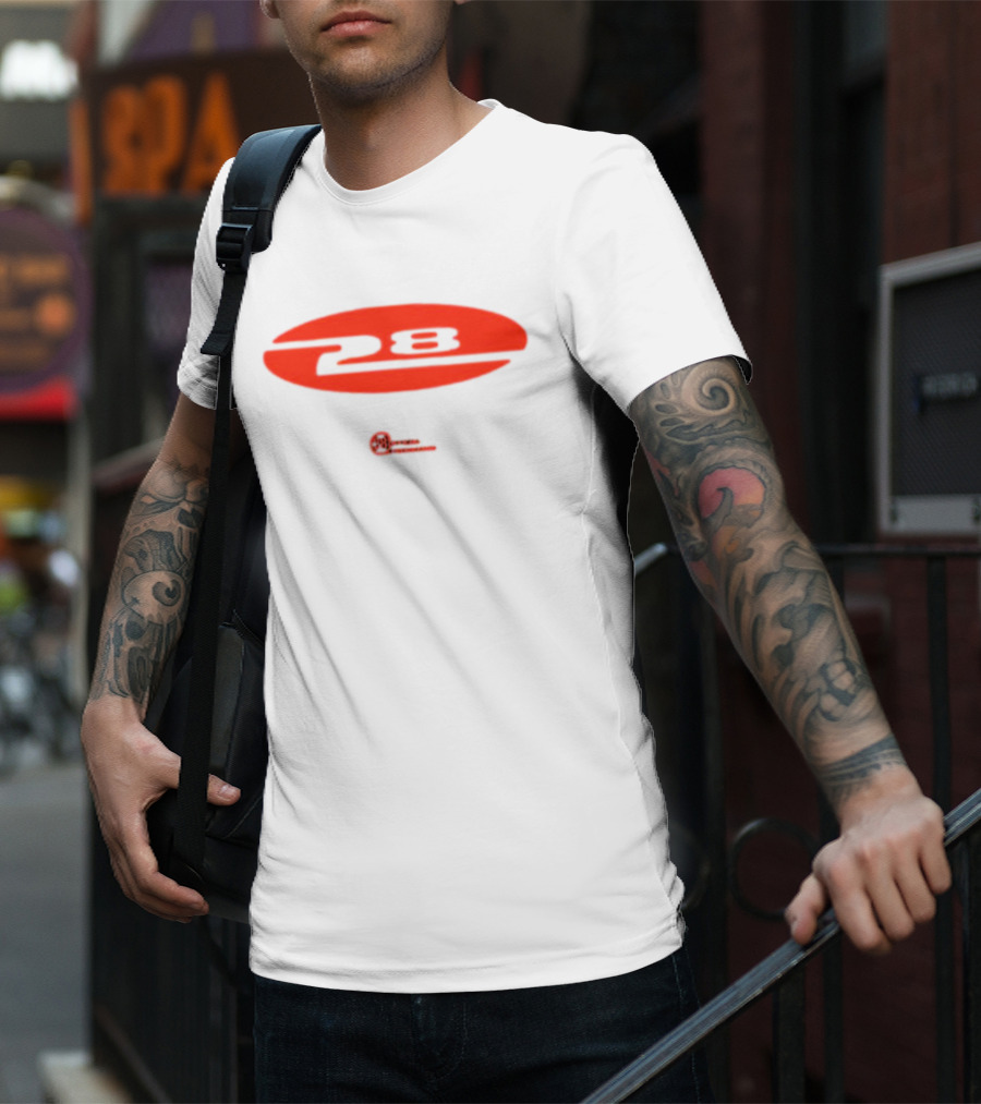 28 Official Programme Logo Red Oval T-Shirt