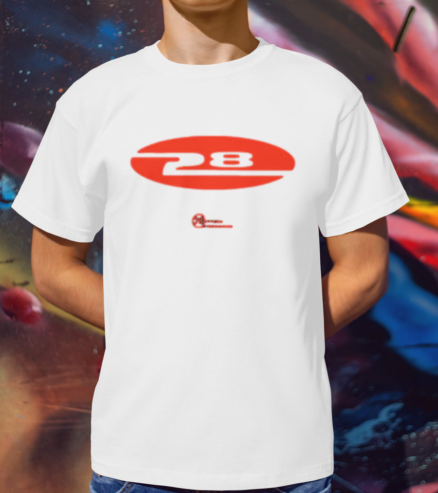 28 Official Programme Logo Red Oval T-Shirt