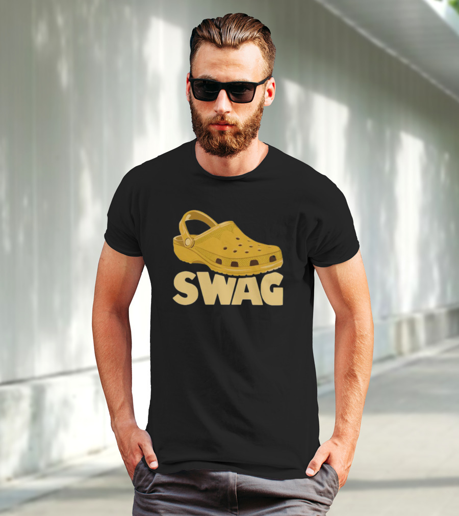 Croc Swag Yellow Clogs T-Shirt