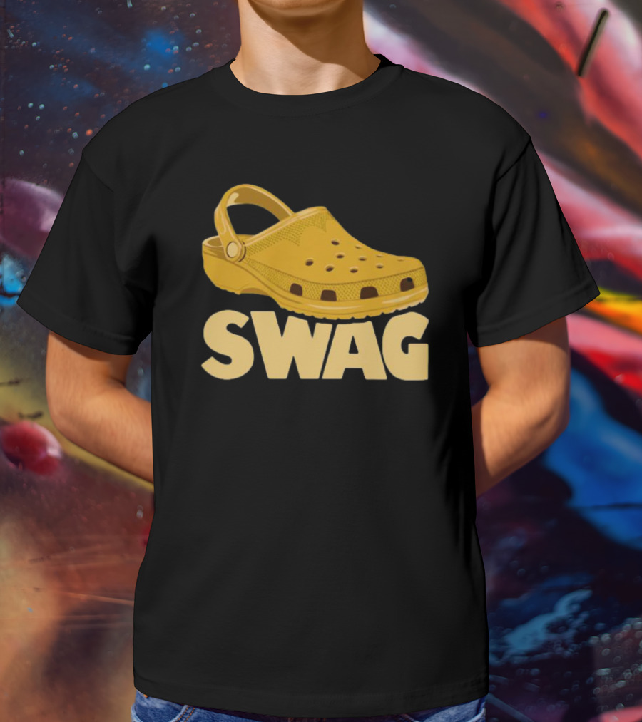 Croc Swag Yellow Clogs T-Shirt
