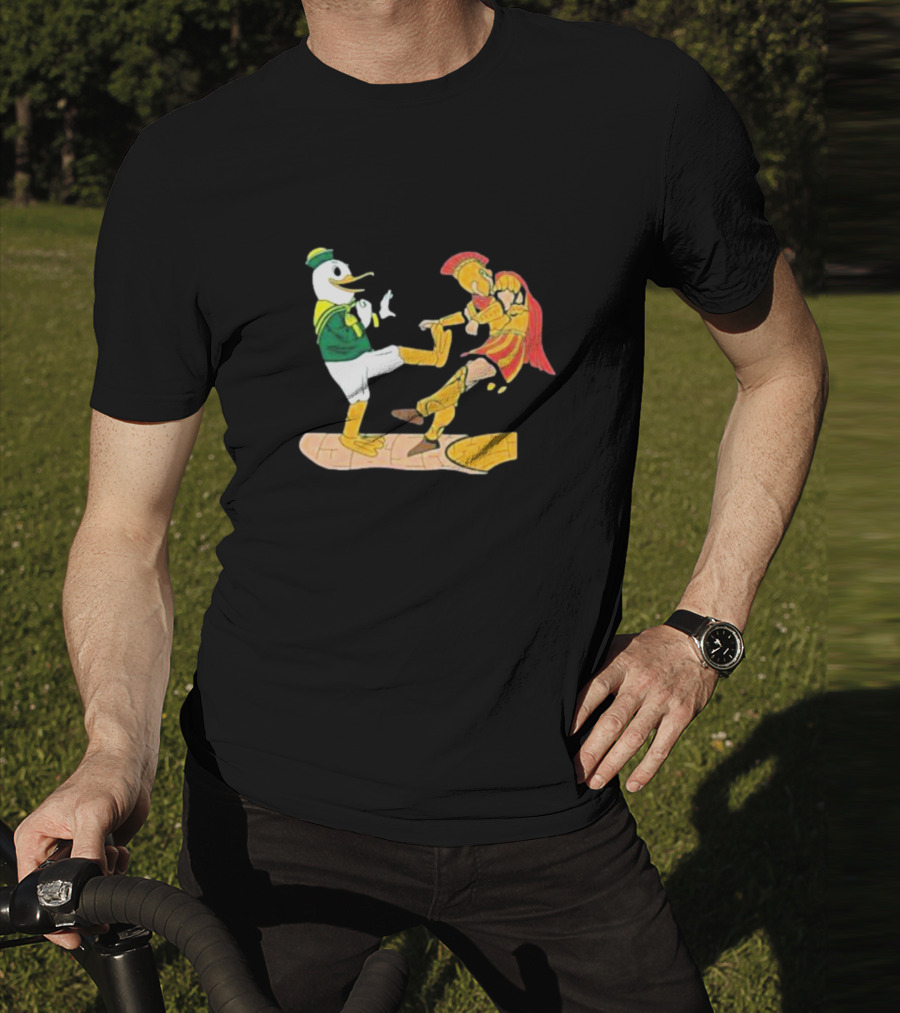 Ports Or Kick Oregon Duck Vs. USC Trojan Kickoff Showdown T-Shirt