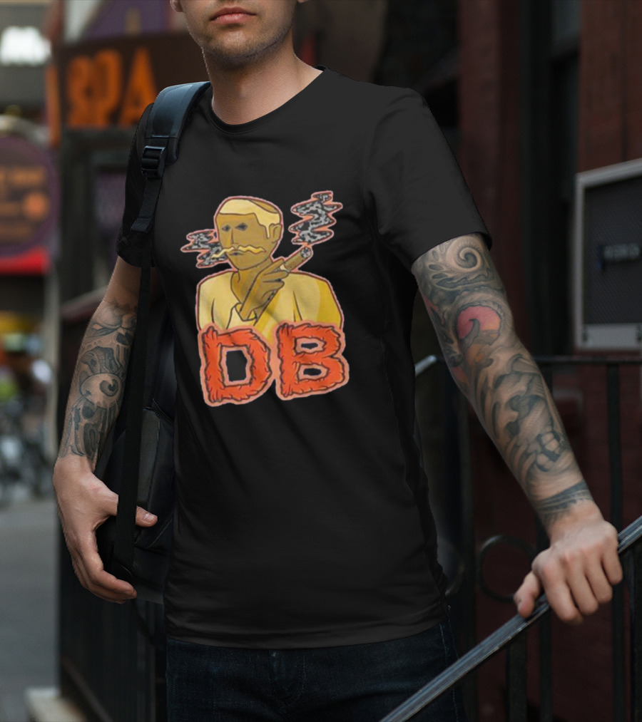 DB Character With Cigarette And Smoke T-Shirt