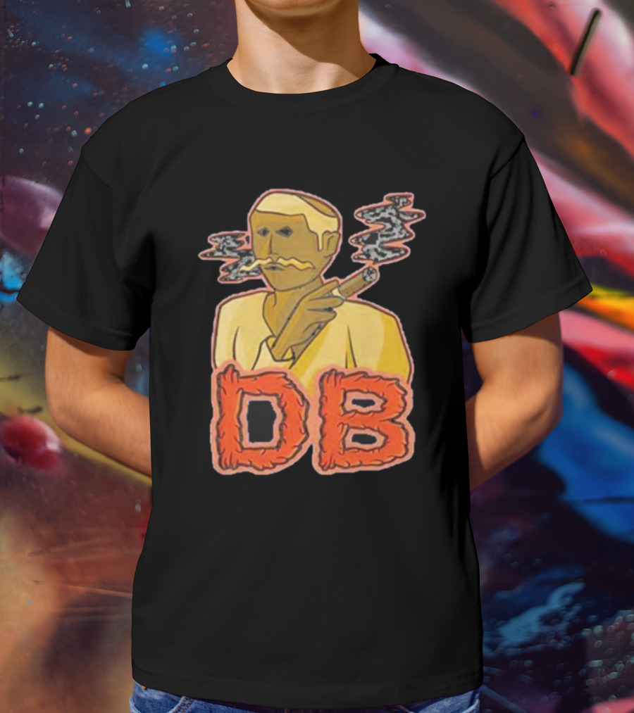DB Character With Cigarette And Smoke T-Shirt